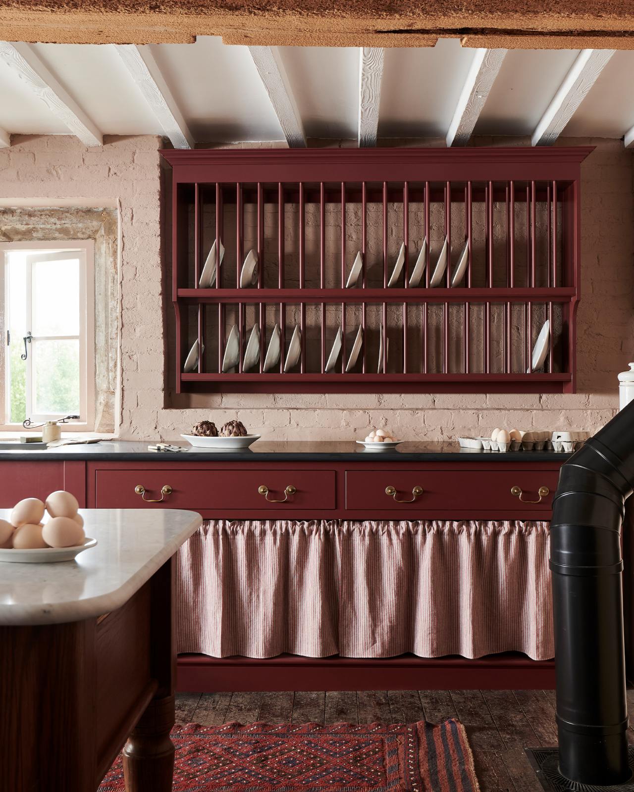 Red kitchens