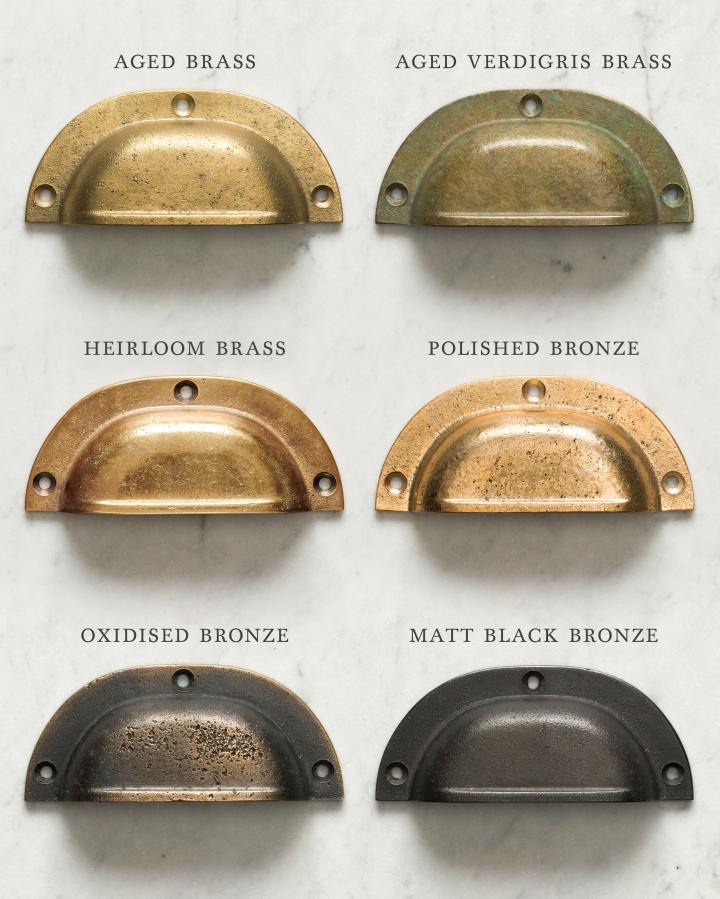 Cabinet Knob Black Unlaquered Brass Drawer Pull Antique Bronze