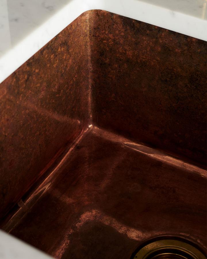 deVOL Aged Copper Single Sink
