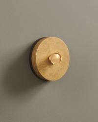 Aged Brass Oval Dimmer Switches | deVOL Kitchens
